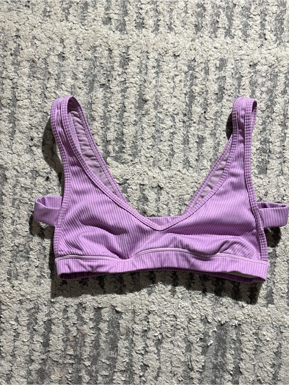 For love and lemons pink purple strappy sports bra size S